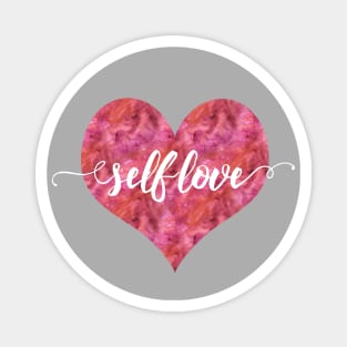 SELF LOVE | Rose Watercolor Magnet